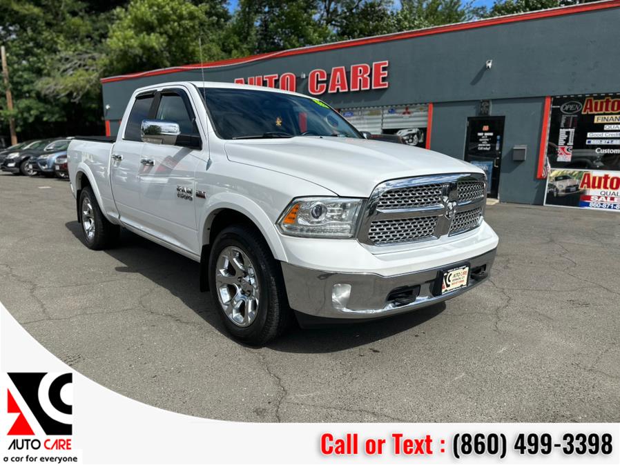 2013 Ram 1500 4WD Quad Cab 140.5" Laramie, available for sale in Vernon , Connecticut | Auto Care Motors. Vernon , Connecticut