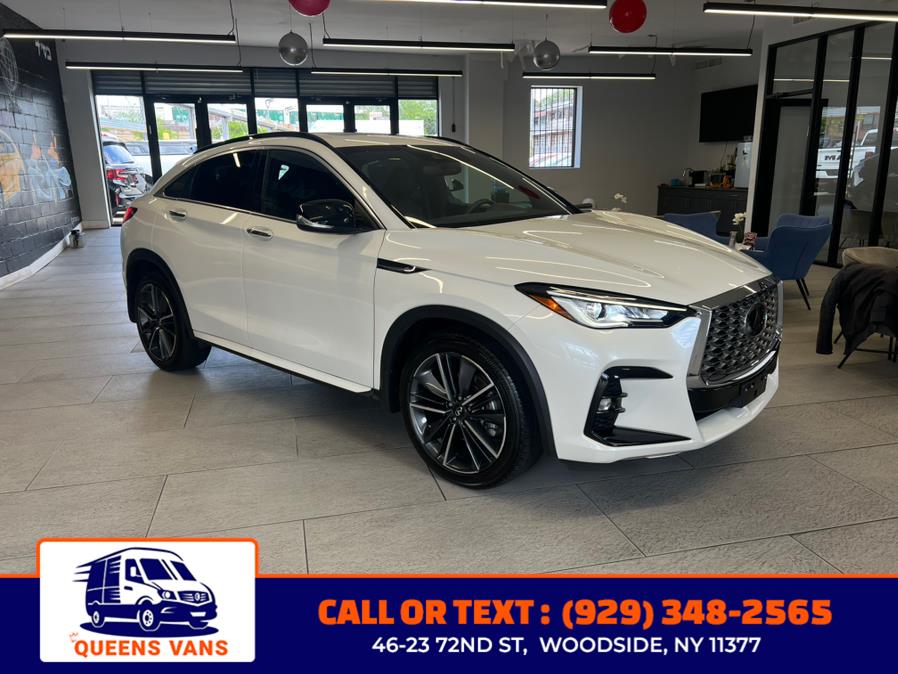 2023 INFINITI QX55 LUXE AWD, available for sale in Woodside, New York | Queens Vans LLC. Woodside, New York 2023 INFINITI QX55 LUXE AWD, available for sale in Woodside, New York | Queens Vans LLC. Woodside, New York