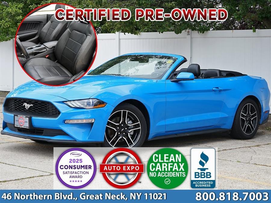 2022 Ford Mustang EcoBoost Premium, available for sale in Great Neck, New York | Auto Expo. Great Neck, New York
