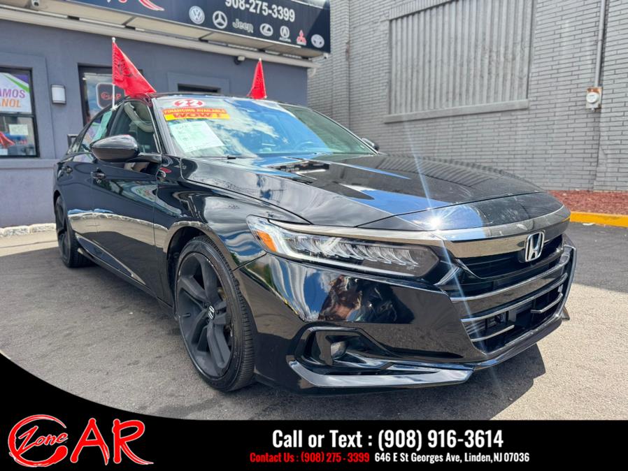 2022 Honda Accord Sedan Sport 1.5T CVT, available for sale in Linden, New Jersey | Car Zone. Linden, New Jersey 2022 Honda Accord Sedan Sport 1.5T CVT, available for sale in Linden, New Jersey | Car Zone. Linden, New Jersey