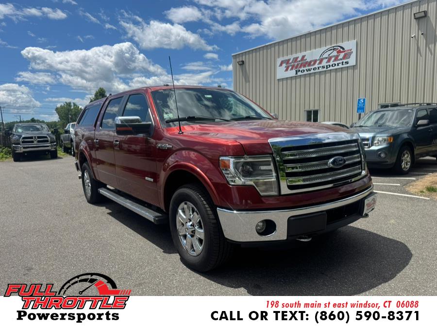 2014 Ford F-150 4WD SuperCrew 145" Lariat, available for sale in East Windsor, Connecticut | Full Throttle Power Sports LLC. East Windsor, Connecticut