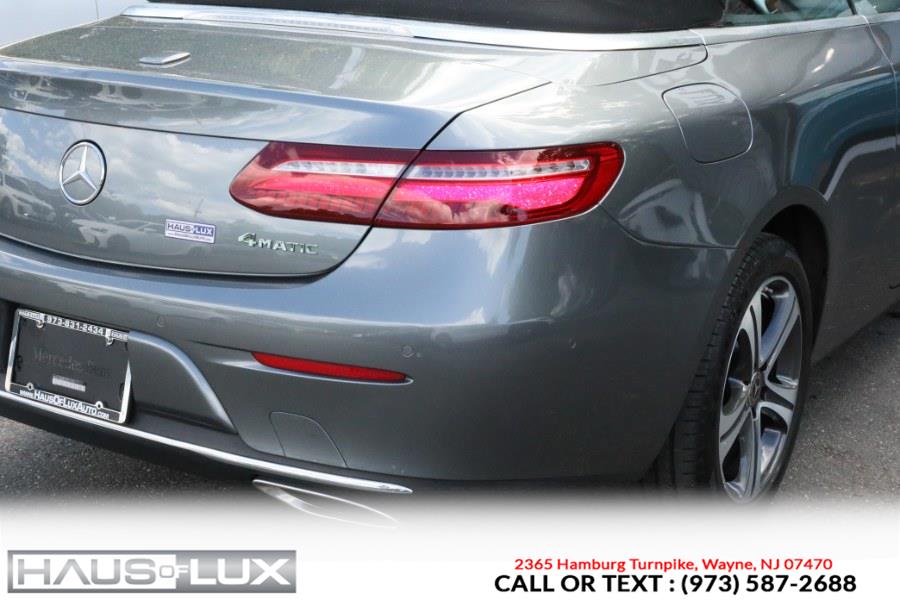 2018 Mercedes-Benz E-Class E 400 4MATIC Cabriolet, available for sale in Wayne, New Jersey | Haus of Lux. Wayne, New Jersey 2018 Mercedes-Benz E-Class E 400 4MATIC Cabriolet, available for sale in Wayne, New Jersey | Haus of Lux. Wayne, New Jersey