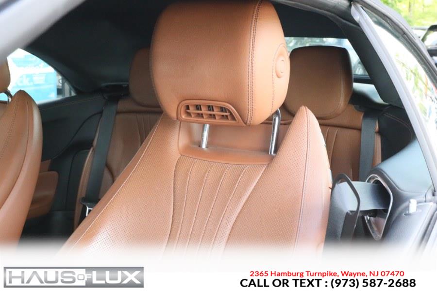 2018 Mercedes-Benz E-Class E 400 4MATIC Cabriolet, available for sale in Wayne, New Jersey | Haus of Lux. Wayne, New Jersey 2018 Mercedes-Benz E-Class E 400 4MATIC Cabriolet, available for sale in Wayne, New Jersey | Haus of Lux. Wayne, New Jersey