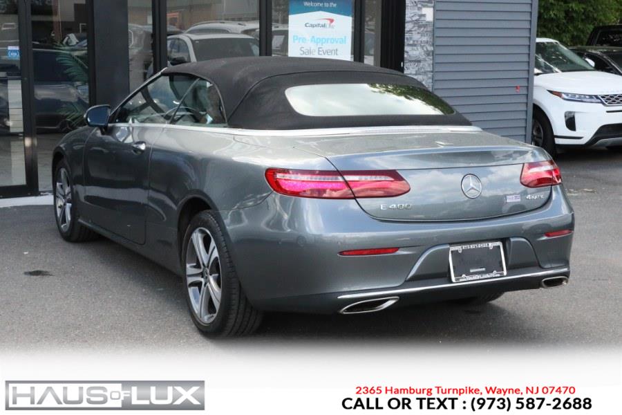 2018 Mercedes-Benz E-Class E 400 4MATIC Cabriolet, available for sale in Wayne, New Jersey | Haus of Lux. Wayne, New Jersey 2018 Mercedes-Benz E-Class E 400 4MATIC Cabriolet, available for sale in Wayne, New Jersey | Haus of Lux. Wayne, New Jersey