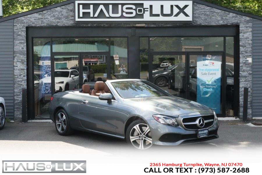 2018 Mercedes-Benz E-Class E 400 4MATIC Cabriolet, available for sale in Wayne, New Jersey | Haus of Lux. Wayne, New Jersey 2018 Mercedes-Benz E-Class E 400 4MATIC Cabriolet, available for sale in Wayne, New Jersey | Haus of Lux. Wayne, New Jersey