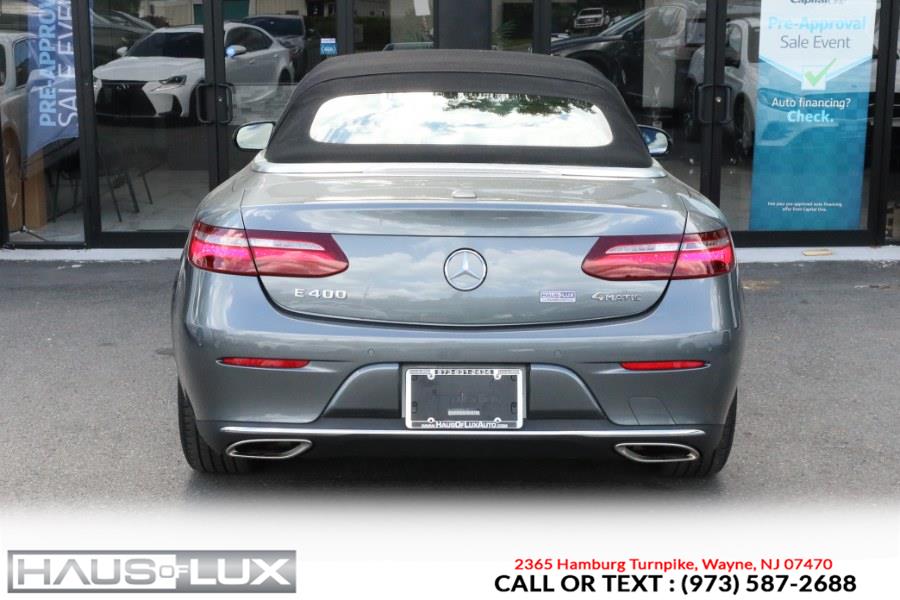 2018 Mercedes-Benz E-Class E 400 4MATIC Cabriolet, available for sale in Wayne, New Jersey | Haus of Lux. Wayne, New Jersey 2018 Mercedes-Benz E-Class E 400 4MATIC Cabriolet, available for sale in Wayne, New Jersey | Haus of Lux. Wayne, New Jersey