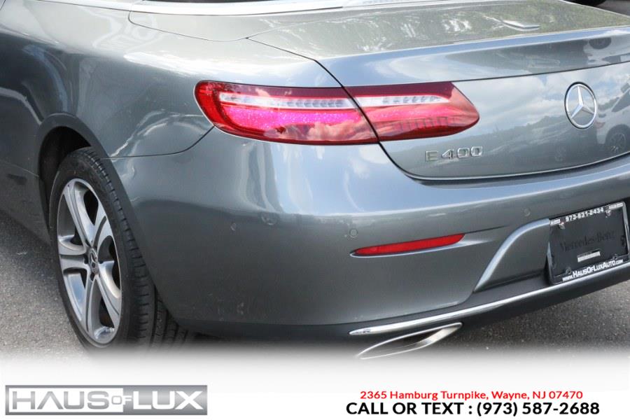 2018 Mercedes-Benz E-Class E 400 4MATIC Cabriolet, available for sale in Wayne, New Jersey | Haus of Lux. Wayne, New Jersey 2018 Mercedes-Benz E-Class E 400 4MATIC Cabriolet, available for sale in Wayne, New Jersey | Haus of Lux. Wayne, New Jersey