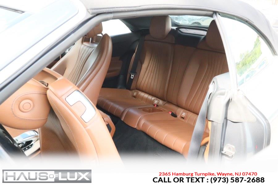 2018 Mercedes-Benz E-Class E 400 4MATIC Cabriolet, available for sale in Wayne, New Jersey | Haus of Lux. Wayne, New Jersey 2018 Mercedes-Benz E-Class E 400 4MATIC Cabriolet, available for sale in Wayne, New Jersey | Haus of Lux. Wayne, New Jersey