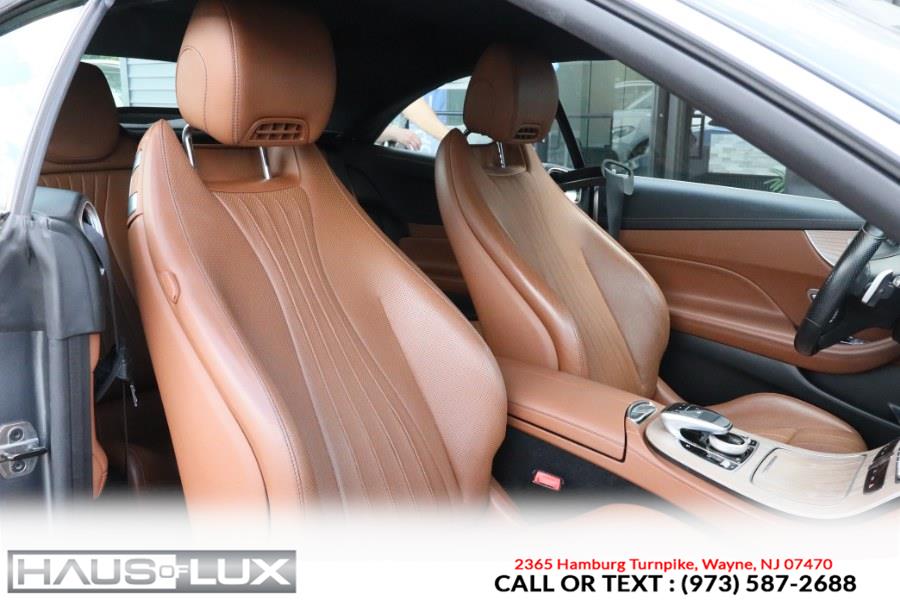 2018 Mercedes-Benz E-Class E 400 4MATIC Cabriolet, available for sale in Wayne, New Jersey | Haus of Lux. Wayne, New Jersey 2018 Mercedes-Benz E-Class E 400 4MATIC Cabriolet, available for sale in Wayne, New Jersey | Haus of Lux. Wayne, New Jersey