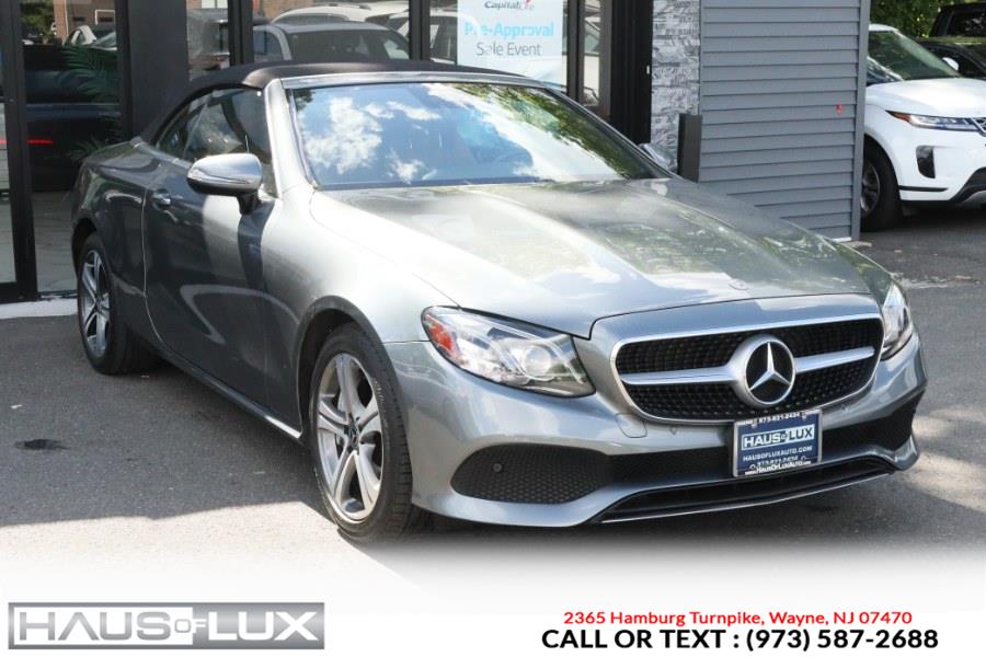 2018 Mercedes-Benz E-Class E 400 4MATIC Cabriolet, available for sale in Wayne, New Jersey | Haus of Lux. Wayne, New Jersey 2018 Mercedes-Benz E-Class E 400 4MATIC Cabriolet, available for sale in Wayne, New Jersey | Haus of Lux. Wayne, New Jersey