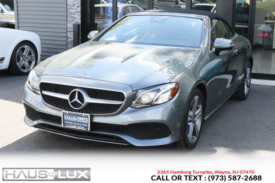 2018 Mercedes-Benz E-Class E 400 4MATIC Cabriolet, available for sale in Wayne, New Jersey | Haus of Lux. Wayne, New Jersey 2018 Mercedes-Benz E-Class E 400 4MATIC Cabriolet, available for sale in Wayne, New Jersey | Haus of Lux. Wayne, New Jersey