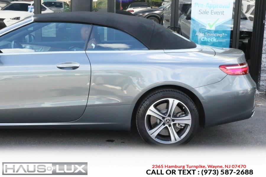 2018 Mercedes-Benz E-Class E 400 4MATIC Cabriolet, available for sale in Wayne, New Jersey | Haus of Lux. Wayne, New Jersey 2018 Mercedes-Benz E-Class E 400 4MATIC Cabriolet, available for sale in Wayne, New Jersey | Haus of Lux. Wayne, New Jersey
