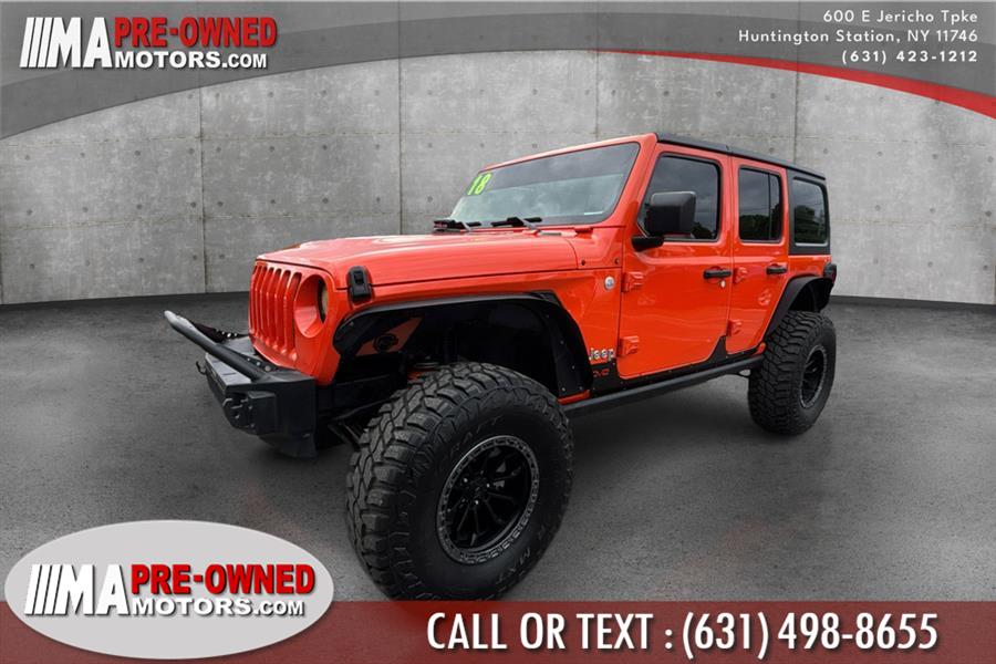 2018 Jeep Wrangler Unlimited Sport S 4x4 off road capability, available for sale in Huntington Station, New York | M & A Motors. Huntington Station, New York 2018 Jeep Wrangler Unlimited Sport S 4x4 off road capability, available for sale in Huntington Station, New York | M & A Motors. Huntington Station, New York