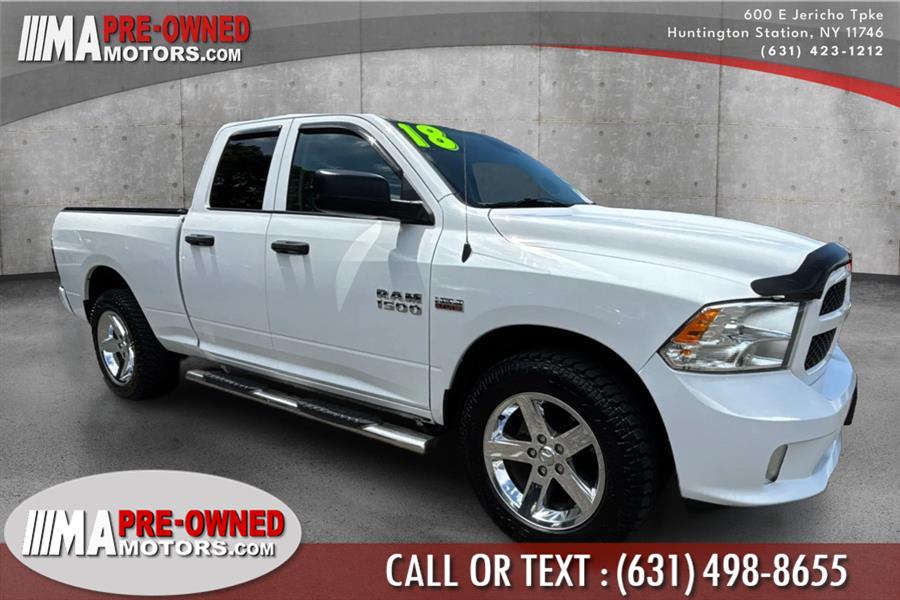 2018 Ram 1500 Express 4x4 Quad Cab 6''4" Box, available for sale in Huntington Station, New York | M & A Motors. Huntington Station, New York 2018 Ram 1500 Express 4x4 Quad Cab 6''4" Box, available for sale in Huntington Station, New York | M & A Motors. Huntington Station, New York