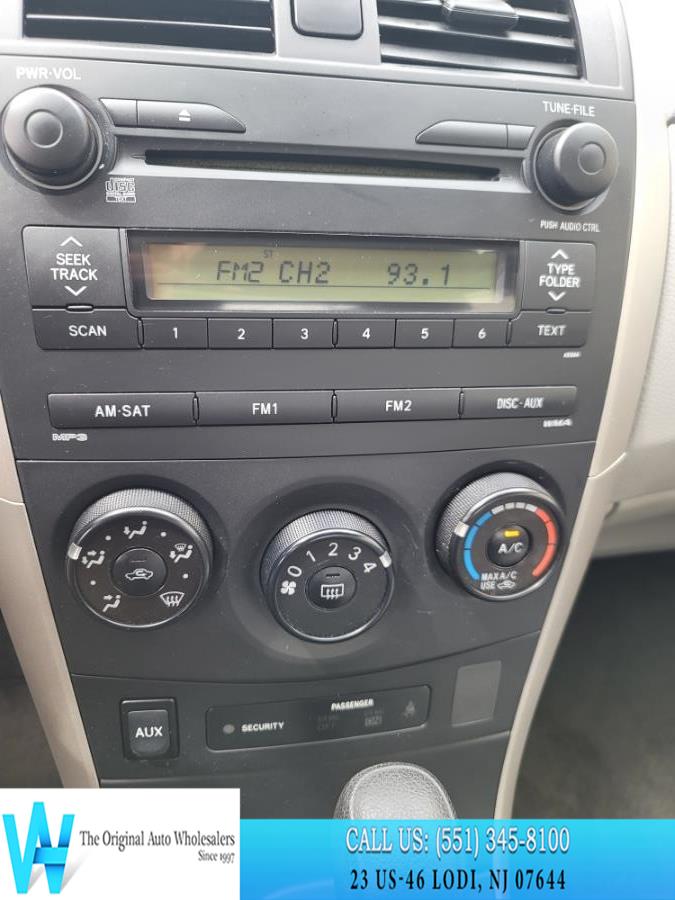 2009 Toyota Corolla 4dr Sdn Auto LE, available for sale in Lodi, New Jersey | AW Auto & Truck Wholesalers, Inc. Lodi, New Jersey 2009 Toyota Corolla 4dr Sdn Auto LE, available for sale in Lodi, New Jersey | AW Auto & Truck Wholesalers, Inc. Lodi, New Jersey