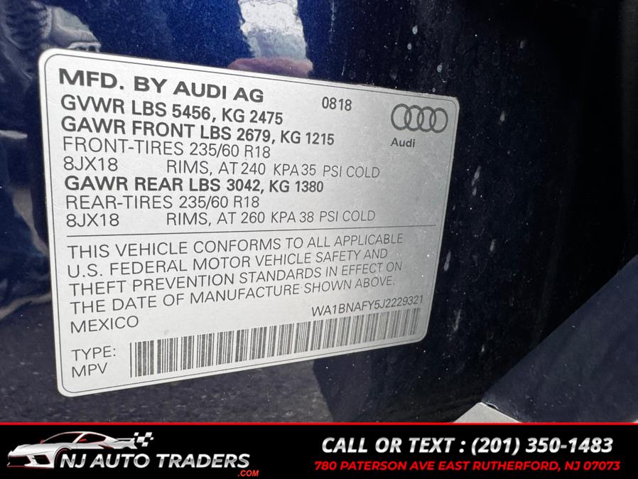 2018 Audi Q5 2.0 TFSI Tech Premium Plus, available for sale in East Rutherford, New Jersey | NJ Auto Traders. East Rutherford, New Jersey 2018 Audi Q5 2.0 TFSI Tech Premium Plus, available for sale in East Rutherford, New Jersey | NJ Auto Traders. East Rutherford, New Jersey