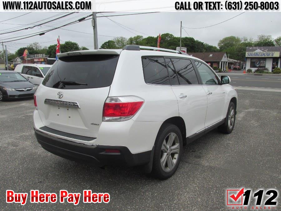 2012 Toyota Highlander Limited 4WD 4dr V6 Limited (Natl), available for sale in Patchogue, New York | 112 Auto Sales. Patchogue, New York 2012 Toyota Highlander Limited 4WD 4dr V6 Limited (Natl), available for sale in Patchogue, New York | 112 Auto Sales. Patchogue, New York