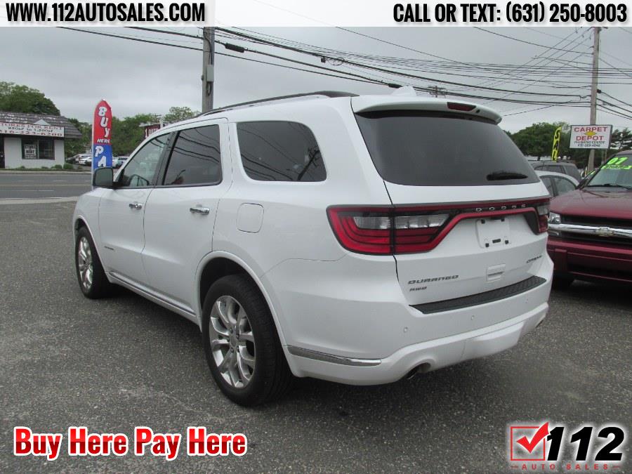 2016 Dodge Durango Boulevard (c AWD 4dr Citadel Anodized Platinum, available for sale in Patchogue, New York | 112 Auto Sales. Patchogue, New York 2016 Dodge Durango Boulevard (c AWD 4dr Citadel Anodized Platinum, available for sale in Patchogue, New York | 112 Auto Sales. Patchogue, New York