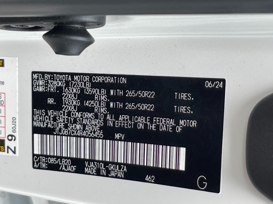 2024 Lexus LX LX 600 Luxury 4WD, available for sale in BROOKLYN, New York | Deals on Wheels International Auto. BROOKLYN, New York 2024 Lexus LX LX 600 Luxury 4WD, available for sale in BROOKLYN, New York | Deals on Wheels International Auto. BROOKLYN, New York