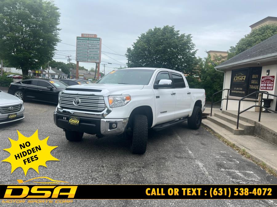 2016 Toyota Tundra 4WD Truck CrewMax 5.7L FFV V8 6-Spd AT LTD (Natl), available for sale in Commack, New York | DSA Motor Sports Corp. Commack, New York 2016 Toyota Tundra 4WD Truck CrewMax 5.7L FFV V8 6-Spd AT LTD (Natl), available for sale in Commack, New York | DSA Motor Sports Corp. Commack, New York