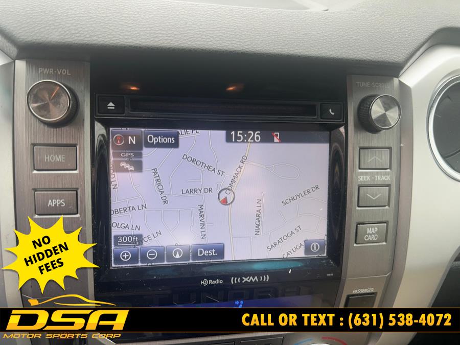 2016 Toyota Tundra 4WD Truck CrewMax 5.7L FFV V8 6-Spd AT LTD (Natl), available for sale in Commack, New York | DSA Motor Sports Corp. Commack, New York 2016 Toyota Tundra 4WD Truck CrewMax 5.7L FFV V8 6-Spd AT LTD (Natl), available for sale in Commack, New York | DSA Motor Sports Corp. Commack, New York