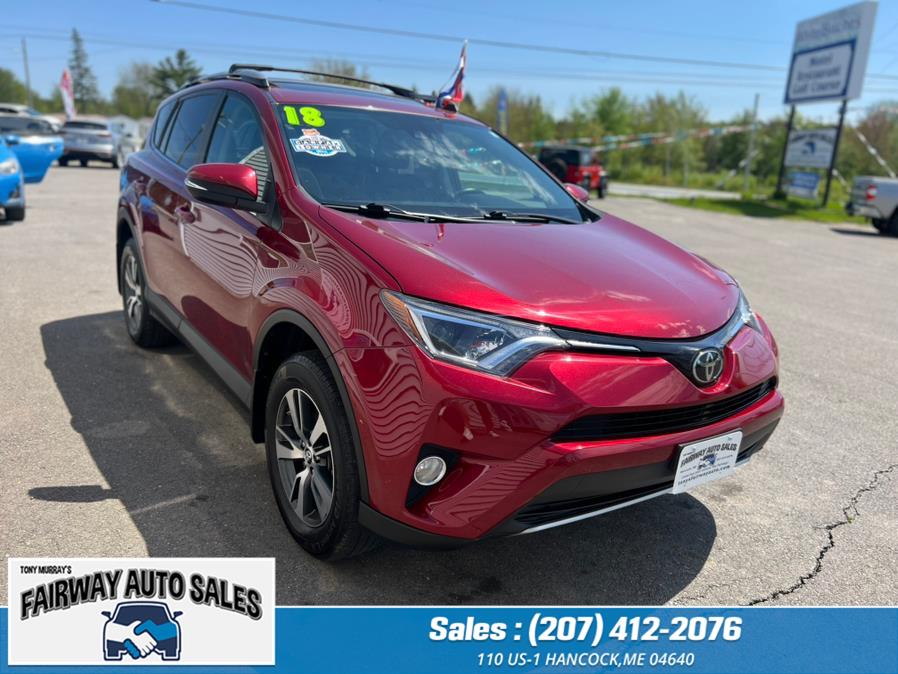 2018 Toyota RAV4 Adventure with Moonroof Adventure AWD (Natl), available for sale in Hancock, Maine | Fairway Auto Sales. Hancock, Maine 2018 Toyota RAV4 Adventure with Moonroof Adventure AWD (Natl), available for sale in Hancock, Maine | Fairway Auto Sales. Hancock, Maine