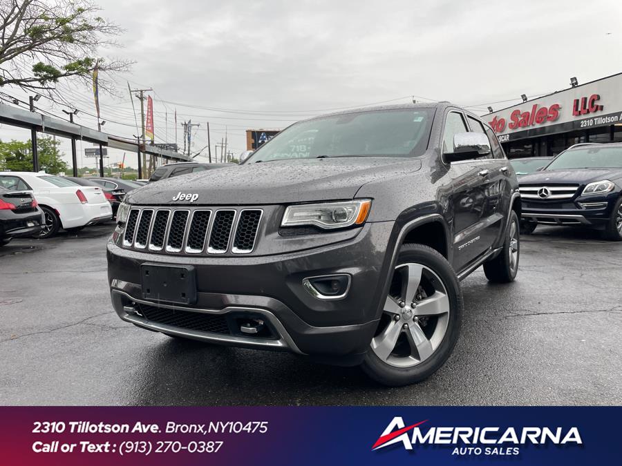 2015 Jeep Grand Cherokee 4WD 4dr Overland, available for sale in Bronx, New York | Americarna Auto Sales LLC. Bronx, New York 2015 Jeep Grand Cherokee 4WD 4dr Overland, available for sale in Bronx, New York | Americarna Auto Sales LLC. Bronx, New York