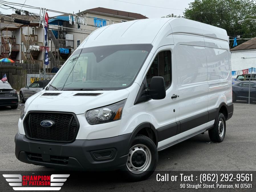 2023 Ford Transit Cargo Van T-250 148" Hi Rf 9070 GVWR RWD, available for sale in Paterson, New Jersey | Champion of Paterson. Paterson, New Jersey 2023 Ford Transit Cargo Van T-250 148" Hi Rf 9070 GVWR RWD, available for sale in Paterson, New Jersey | Champion of Paterson. Paterson, New Jersey