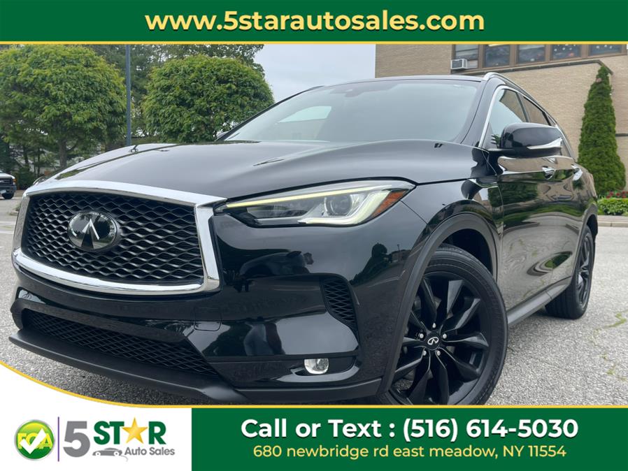 2022 INFINITI QX50 LUXE AWD, available for sale in East Meadow, New York | 5 Star Auto Sales Inc. East Meadow, New York 2022 INFINITI QX50 LUXE AWD, available for sale in East Meadow, New York | 5 Star Auto Sales Inc. East Meadow, New York