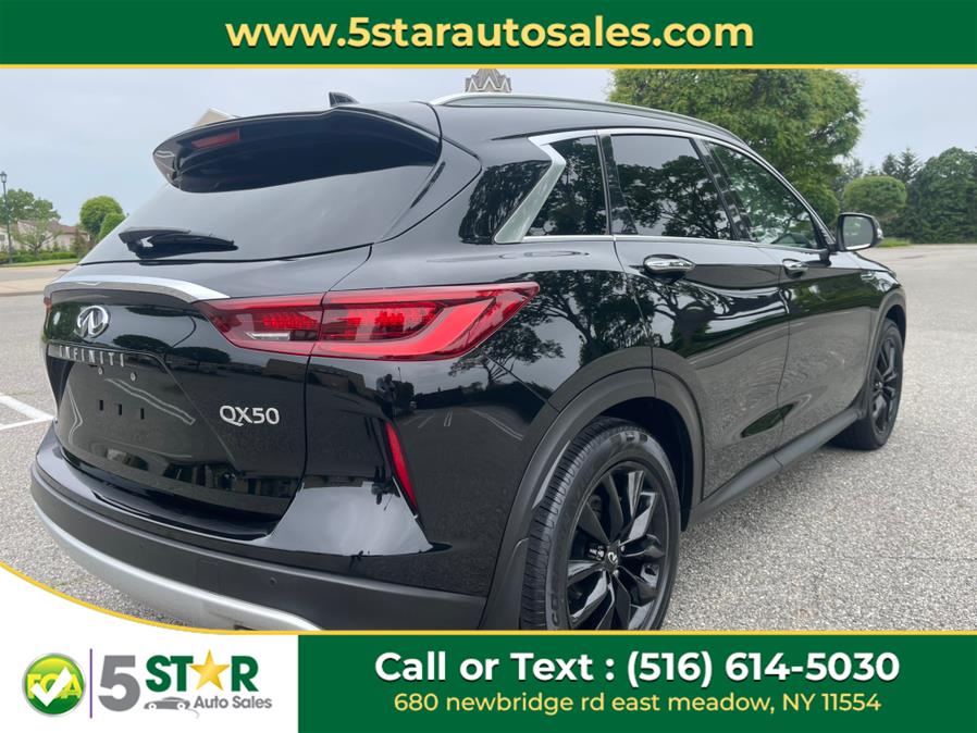 2022 INFINITI QX50 LUXE AWD, available for sale in East Meadow, New York | 5 Star Auto Sales Inc. East Meadow, New York 2022 INFINITI QX50 LUXE AWD, available for sale in East Meadow, New York | 5 Star Auto Sales Inc. East Meadow, New York