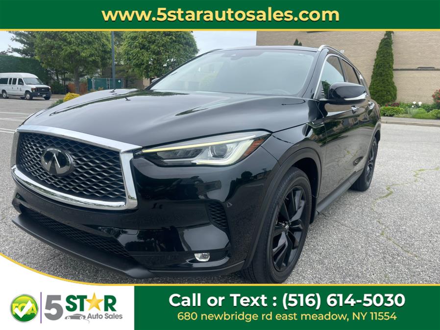 2022 INFINITI QX50 LUXE AWD, available for sale in East Meadow, New York | 5 Star Auto Sales Inc. East Meadow, New York 2022 INFINITI QX50 LUXE AWD, available for sale in East Meadow, New York | 5 Star Auto Sales Inc. East Meadow, New York