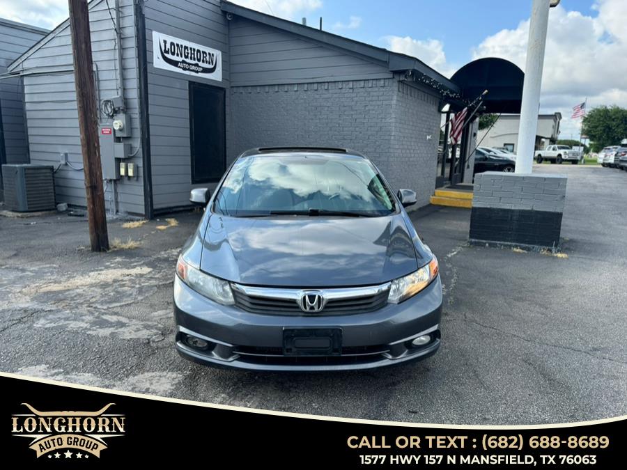 2012 Honda Civic Sdn 4dr Auto EX, available for sale in Mansfield, Texas | Longhorn Auto Group. Mansfield, Texas 2012 Honda Civic Sdn 4dr Auto EX, available for sale in Mansfield, Texas | Longhorn Auto Group. Mansfield, Texas