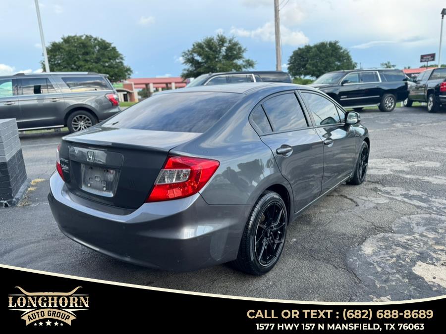 2012 Honda Civic Sdn 4dr Auto EX, available for sale in Mansfield, Texas | Longhorn Auto Group. Mansfield, Texas 2012 Honda Civic Sdn 4dr Auto EX, available for sale in Mansfield, Texas | Longhorn Auto Group. Mansfield, Texas