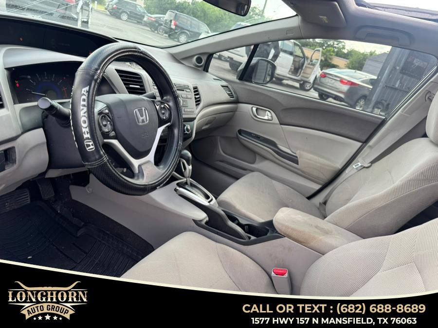 2012 Honda Civic Sdn 4dr Auto EX, available for sale in Mansfield, Texas | Longhorn Auto Group. Mansfield, Texas 2012 Honda Civic Sdn 4dr Auto EX, available for sale in Mansfield, Texas | Longhorn Auto Group. Mansfield, Texas
