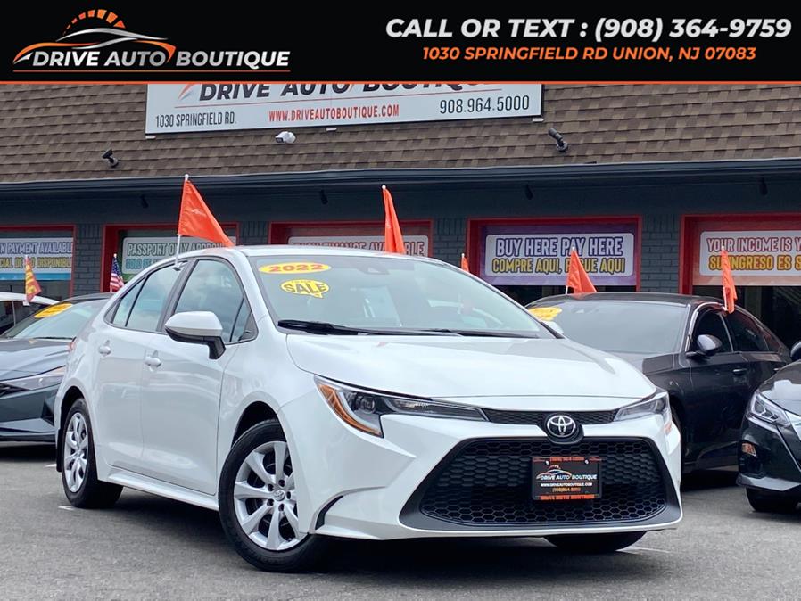 2022 Toyota Corolla LE CVT (Natl), available for sale in Union, New Jersey | Drive Auto Boutique. Union, New Jersey 2022 Toyota Corolla LE CVT (Natl), available for sale in Union, New Jersey | Drive Auto Boutique. Union, New Jersey