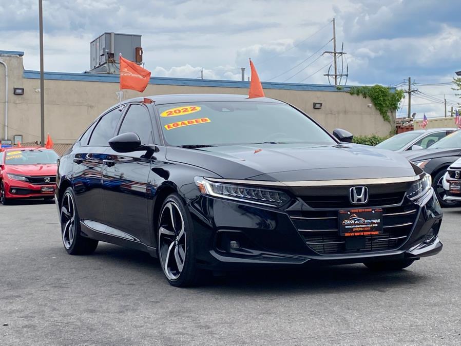 2022 Honda Accord Sedan Sport 1.5T CVT, available for sale in Union, New Jersey | Drive Auto Boutique. Union, New Jersey 2022 Honda Accord Sedan Sport 1.5T CVT, available for sale in Union, New Jersey | Drive Auto Boutique. Union, New Jersey