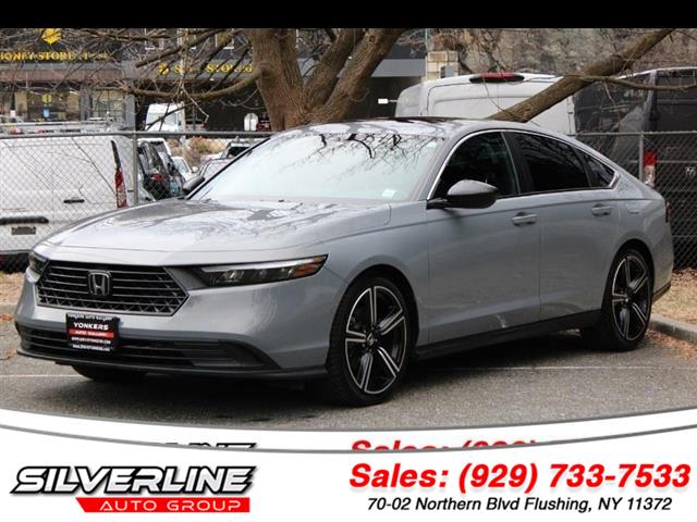 Used 2023 Honda Accord Hybrid in Flushing, New York | Silverline Auto Group. Flushing, New York