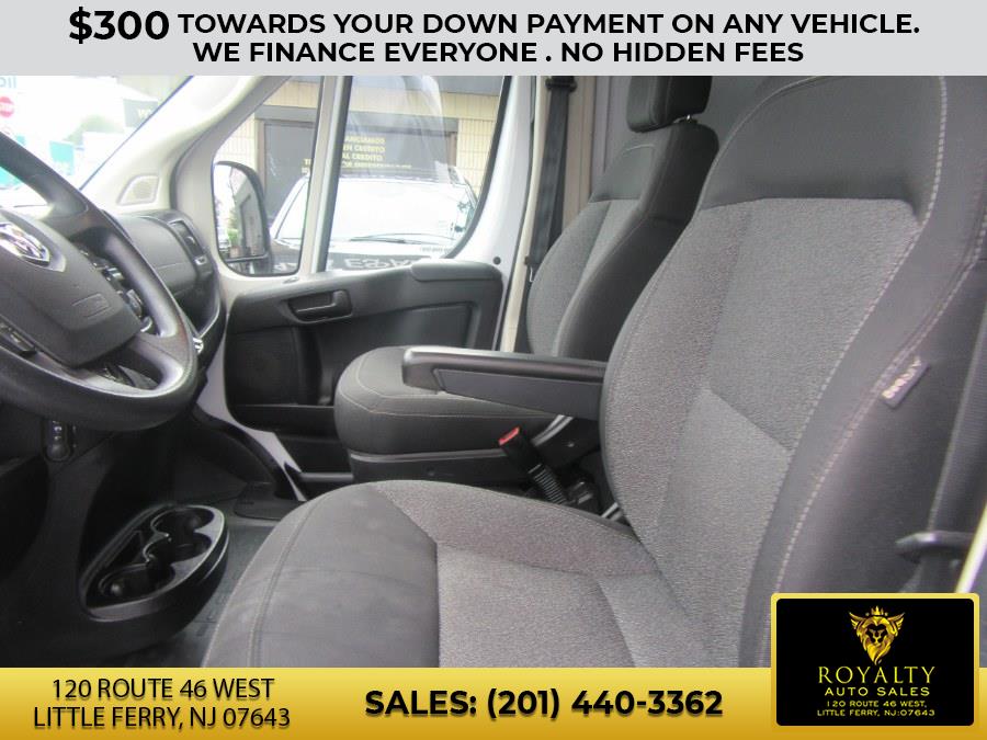 2018 Ram ProMaster Cargo Van 3500 High Roof 159" WB EXT, available for sale in Little Ferry, New Jersey | Royalty Auto Sales. Little Ferry, New Jersey 2018 Ram ProMaster Cargo Van 3500 High Roof 159" WB EXT, available for sale in Little Ferry, New Jersey | Royalty Auto Sales. Little Ferry, New Jersey