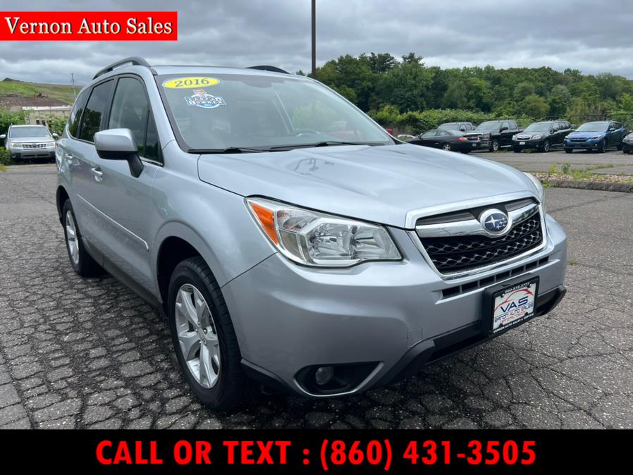 2016 Subaru Forester 4dr CVT 2.5i Limited PZEV, available for sale in Manchester, Connecticut | Vernon Auto Sale & Service. Manchester, Connecticut 2016 Subaru Forester 4dr CVT 2.5i Limited PZEV, available for sale in Manchester, Connecticut | Vernon Auto Sale & Service. Manchester, Connecticut