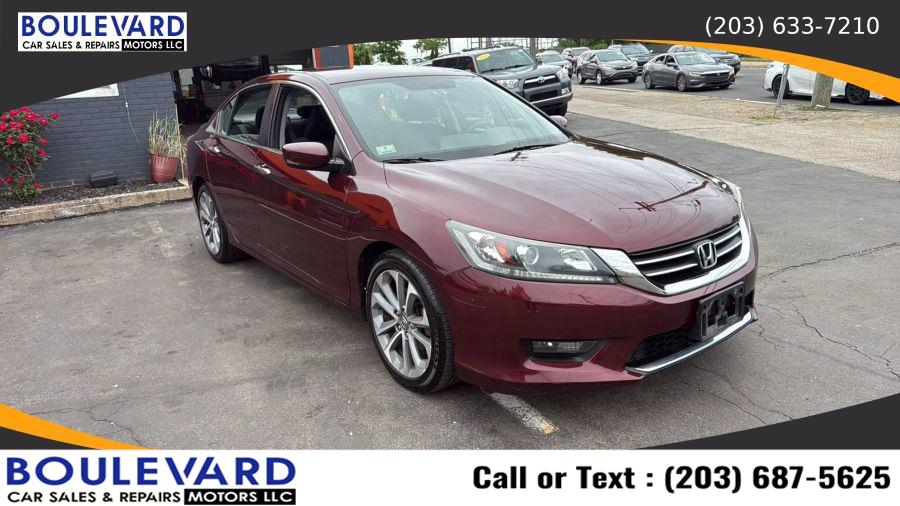 2014 Honda Accord Sport Sedan 4D, available for sale in New Haven, Connecticut | Boulevard Motors LLC. New Haven, Connecticut 2014 Honda Accord Sport Sedan 4D, available for sale in New Haven, Connecticut | Boulevard Motors LLC. New Haven, Connecticut