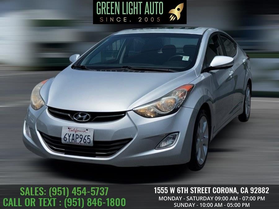 2013 Hyundai Elantra 4dr Sdn Auto GLS PZEV (Alabama Plant), available for sale in Corona, California | Green Light Auto. Corona, California 2013 Hyundai Elantra 4dr Sdn Auto GLS PZEV (Alabama Plant), available for sale in Corona, California | Green Light Auto. Corona, California