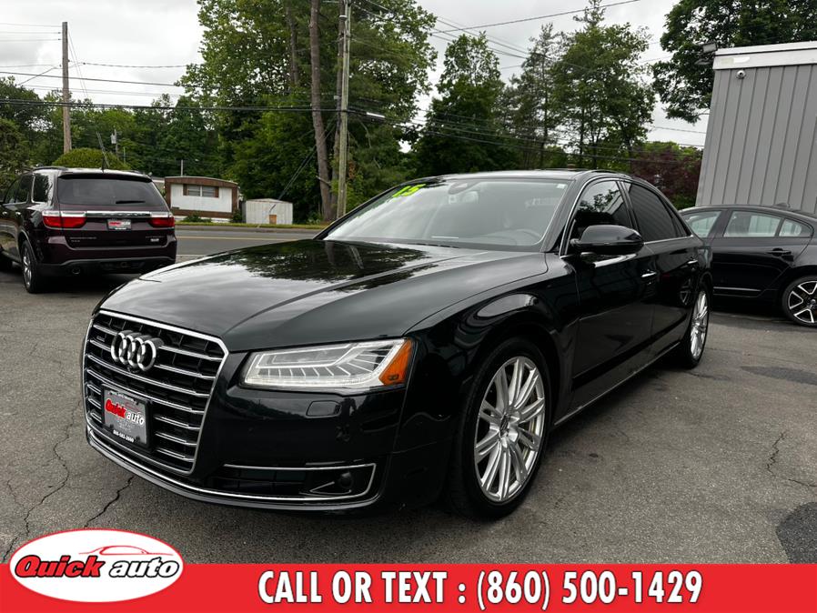 2015 Audi A8 L 4dr Sdn 3.0T, available for sale in Bristol, Connecticut | Quick Auto LLC. Bristol, Connecticut 2015 Audi A8 L 4dr Sdn 3.0T, available for sale in Bristol, Connecticut | Quick Auto LLC. Bristol, Connecticut
