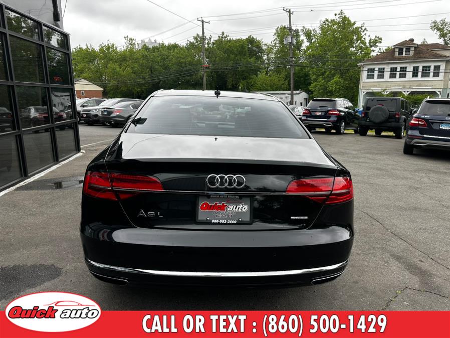 2015 Audi A8 L 4dr Sdn 3.0T, available for sale in Bristol, Connecticut | Quick Auto LLC. Bristol, Connecticut 2015 Audi A8 L 4dr Sdn 3.0T, available for sale in Bristol, Connecticut | Quick Auto LLC. Bristol, Connecticut