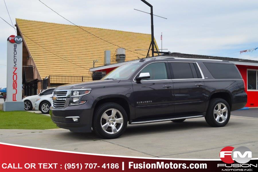 2015 Chevrolet Suburban 4WD 4dr LTZ, available for sale in Moreno Valley, California | Fusion Motors Inc. Moreno Valley, California