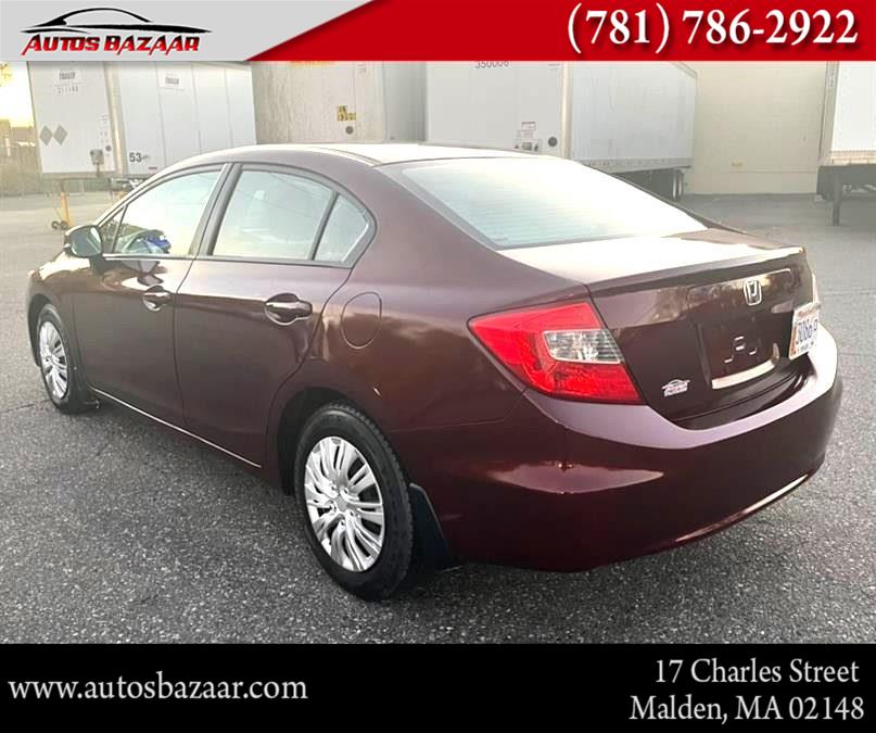 2012 Honda Civic Sdn 4dr Auto LX, available for sale in Malden, Massachusetts | Auto Bazaar. Malden, Massachusetts 2012 Honda Civic Sdn 4dr Auto LX, available for sale in Malden, Massachusetts | Auto Bazaar. Malden, Massachusetts