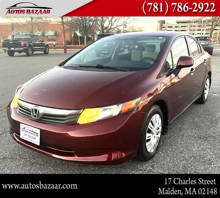 Used 2012 Honda Civic Sdn in Malden, Massachusetts | Auto Bazaar. Malden, Massachusetts