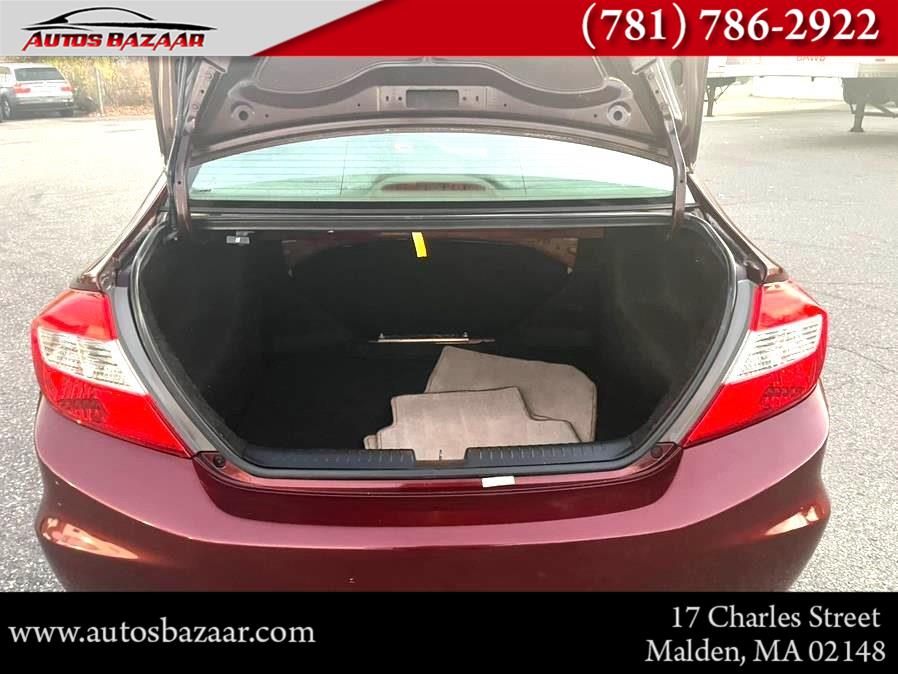 2012 Honda Civic Sdn 4dr Auto LX, available for sale in Malden, Massachusetts | Auto Bazaar. Malden, Massachusetts 2012 Honda Civic Sdn 4dr Auto LX, available for sale in Malden, Massachusetts | Auto Bazaar. Malden, Massachusetts