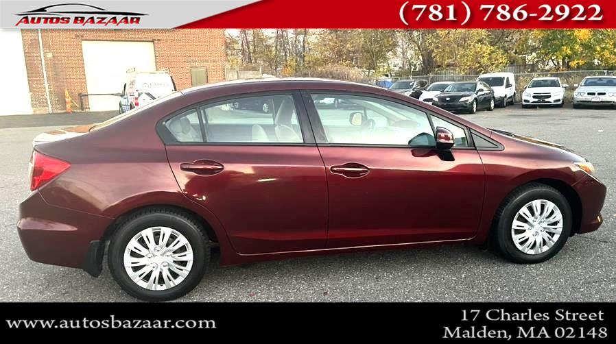 2012 Honda Civic Sdn 4dr Auto LX, available for sale in Malden, Massachusetts | Auto Bazaar. Malden, Massachusetts 2012 Honda Civic Sdn 4dr Auto LX, available for sale in Malden, Massachusetts | Auto Bazaar. Malden, Massachusetts