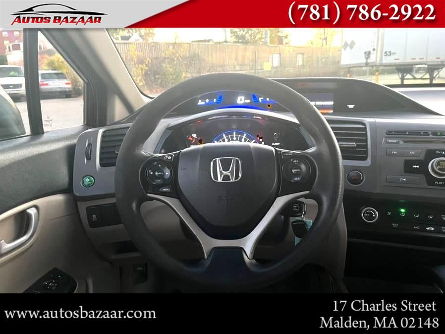 2012 Honda Civic Sdn 4dr Auto LX, available for sale in Malden, Massachusetts | Auto Bazaar. Malden, Massachusetts 2012 Honda Civic Sdn 4dr Auto LX, available for sale in Malden, Massachusetts | Auto Bazaar. Malden, Massachusetts