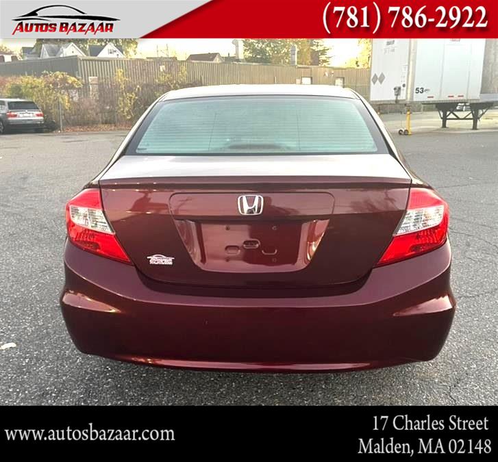 2012 Honda Civic Sdn 4dr Auto LX, available for sale in Malden, Massachusetts | Auto Bazaar. Malden, Massachusetts 2012 Honda Civic Sdn 4dr Auto LX, available for sale in Malden, Massachusetts | Auto Bazaar. Malden, Massachusetts